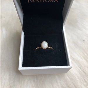 NOT SELLING ISO Pandora Gold Opal Ring